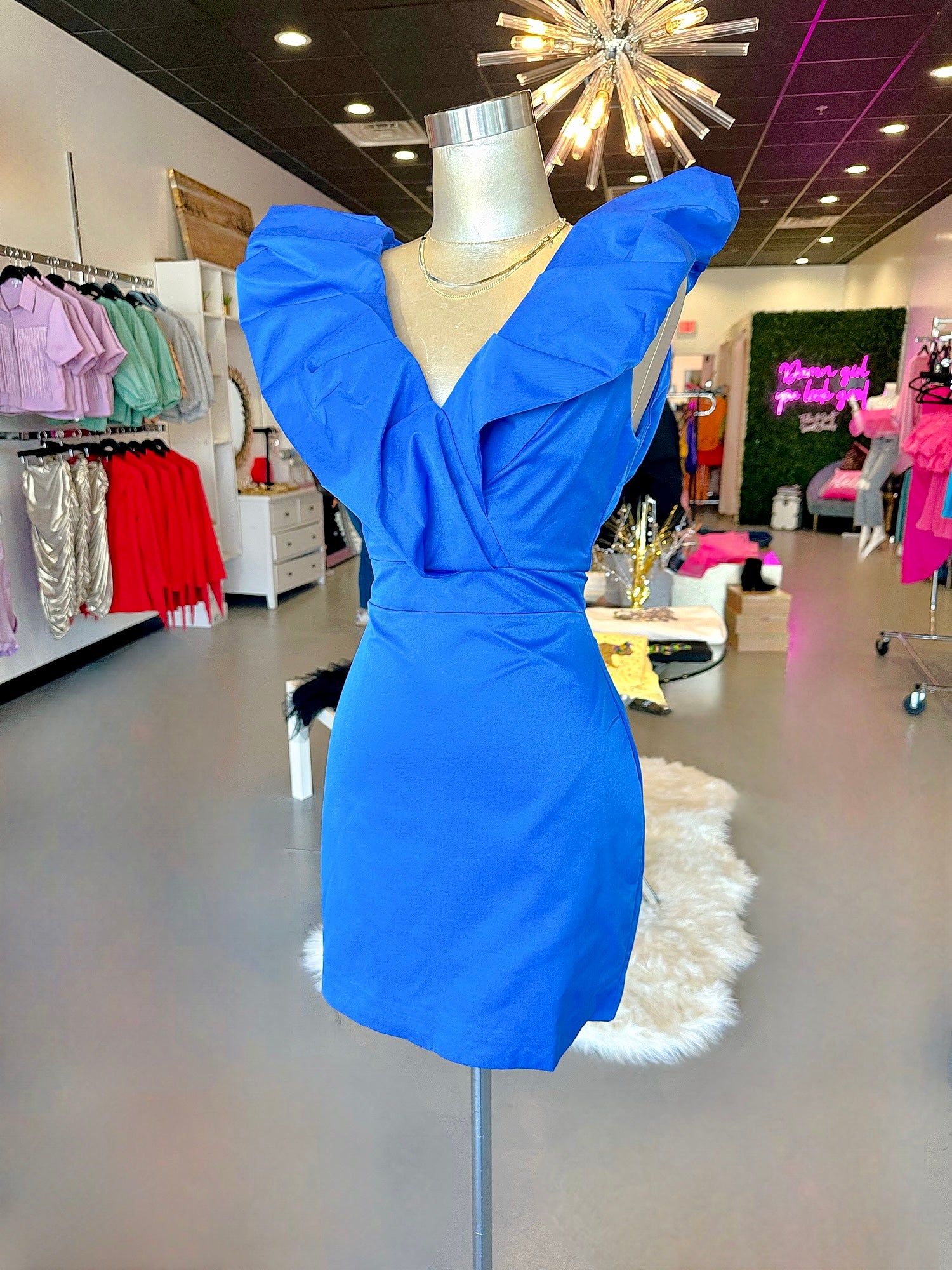 Paris Blue Dress – Court & Layne Boutique